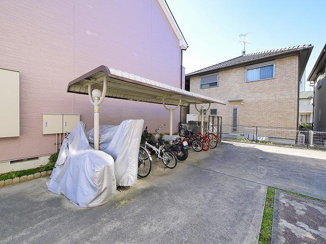 シャトーローリエDのその他共用部分|自転車置き場です