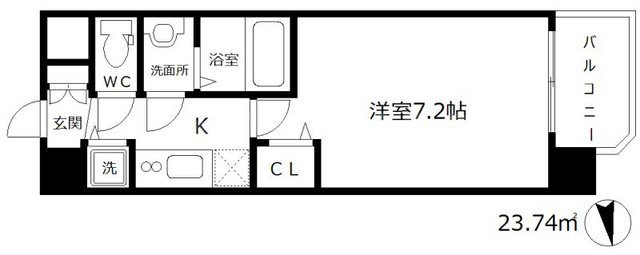 【間取り】 | メインステージ大阪福島
