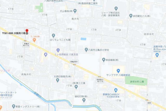 ルシータ久宝寺の地図