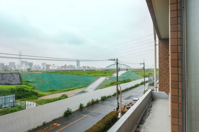 【展望】 | 中津リバーサイドコーポＡ棟 | 淀川河川敷もすぐ！ウォーキングが日課になりそうです。