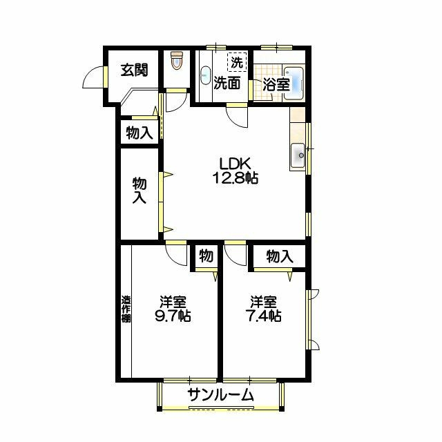 ラポー王子の間取り