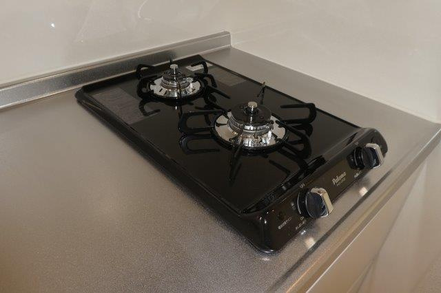 セイバリーKⅢのキッチン|２口ガスコンロ