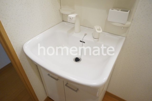 熊本市南区城南町千町の賃貸マンションの洗面所
