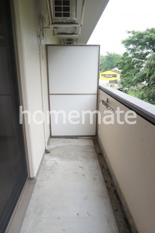 熊本市南区城南町千町の賃貸マンションのバルコニー