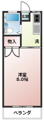 【間取り】 | ミドリハイツⅡ
