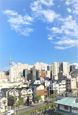 「防音マンション」グランジット根岸ラシクラスの展望|ルーフバルコニーから見た眺望です。