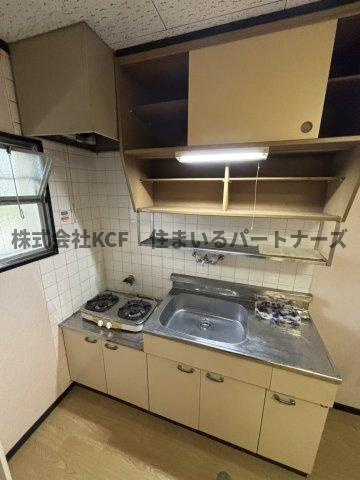 久留米市篠山町の賃貸マンションのキッチン|使いやすいキッチンです