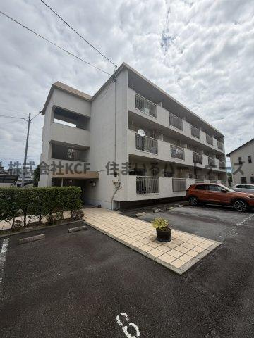 久留米市篠山町の賃貸マンションの外観|外観もきれいです