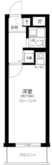 【間取り】 | 朝日プラザ旗の台