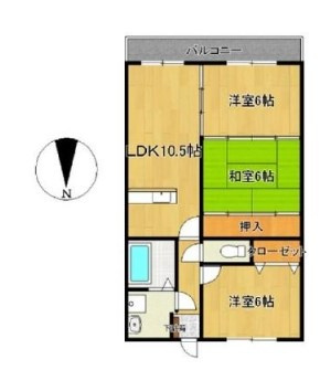 ロイヤルハイツⅡの間取り