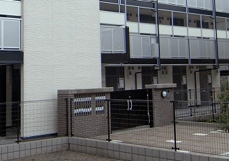 タウンコートⅢのエントランス