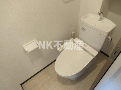 【トイレ】 | グランドゥーエ永和駅前（河内永和賃貸） | 落ち着いたトイレです