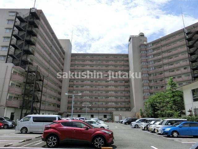 京成サンコーポ八千代台　４階部分　南向きバルコニー　リノベーションの外観