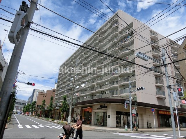京成サンコーポ八千代台　４階部分　南向きバルコニー　リノベーションの外観