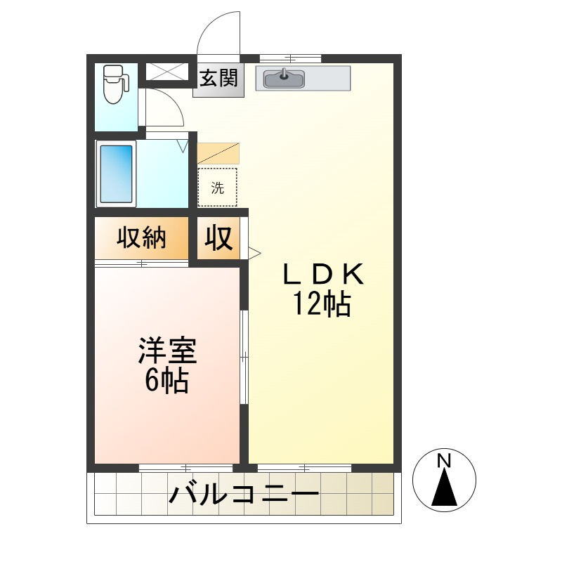 ライフステージ宮ハウスⅠの間取り