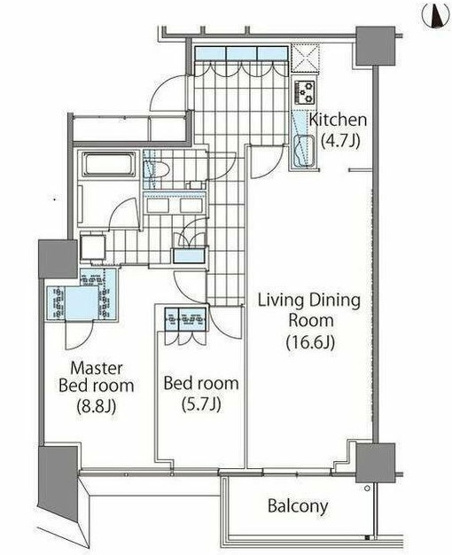 【間取り】 | コンフォリア新宿イーストサイドタワー