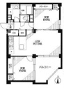 【間取り】 | 【ペット可】角筈マンション