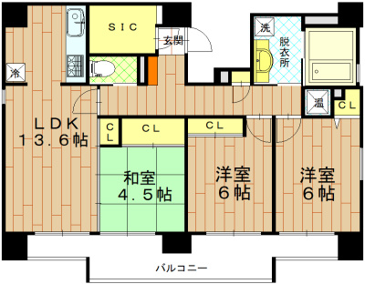 IL ROSSO堀川六角の間取り