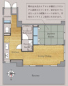 【間取り】 | 【デザイナー監修】市谷アビタシオン【ハイグレード】