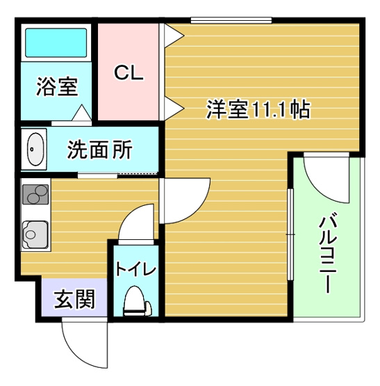 【間取り】 | フジパレス姫里EAST