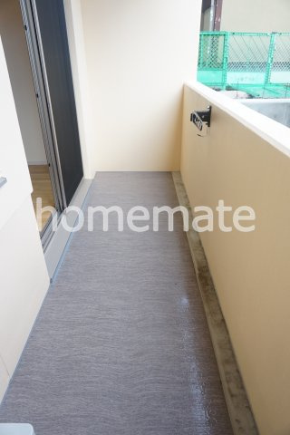 熊本市北区龍田１丁目の賃貸マンションのバルコニー