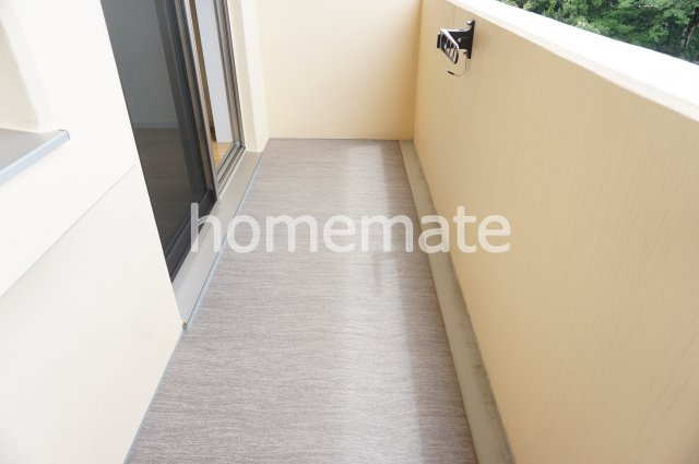 熊本市北区龍田１丁目の賃貸マンションのバルコニー