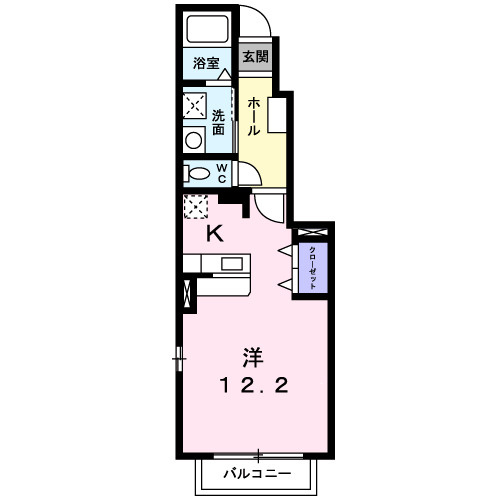 ベルフローラⅡの間取り
