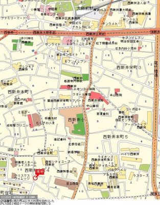 【地図】 | メゾン・ド・ソレイユ千住北