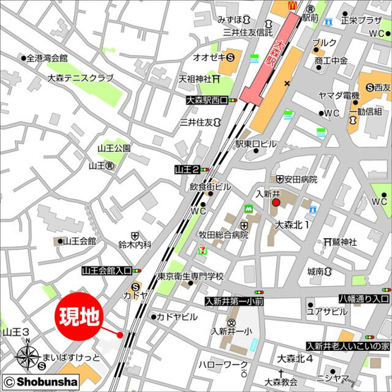 【地図】 | ＬＥＧＡＬＡＮＤ大森山王