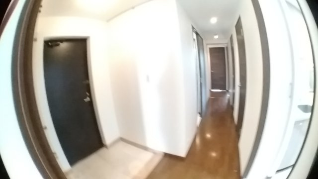 文京区後楽２丁目の賃貸マンションの玄関