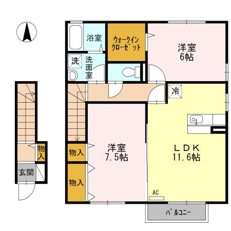 シャルマンⅡの間取り