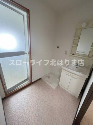 【洗面所】 | 西脇市和布町　倉庫付き貸家