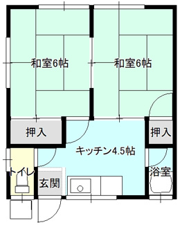 【間取り】 | 山城アパート