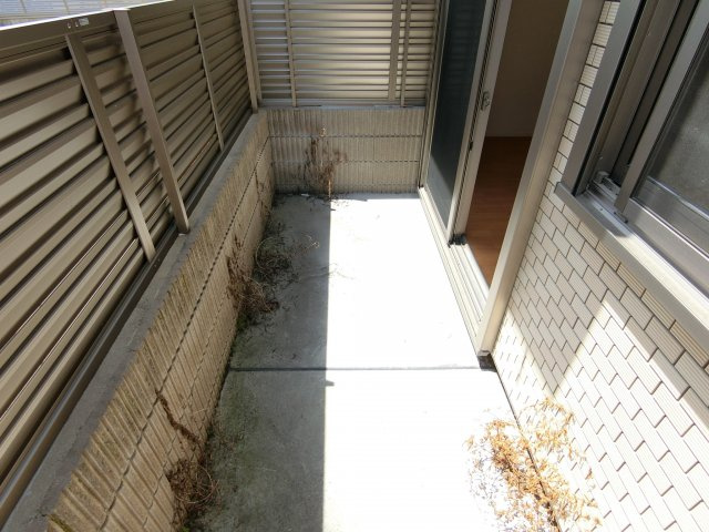 バイブリーコートＤ棟のバルコニー