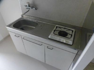 ハイツプレステージのキッチン|ガス1口コンロ