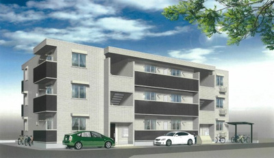 【外観】 | ノイエ武蔵小杉 | ※外観パース※2020年10月完成予定！ペットOK♪設備充実♪人気のダイワハウス施工の新築3階建てアパートです☆