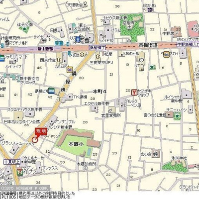 【地図】 | シンシア新中野ozio