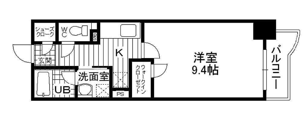 アーバンコンフォート本町通の間取り