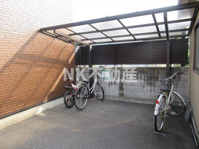 【その他】 | プルーデンス（吉田賃貸） | 駐輪場です