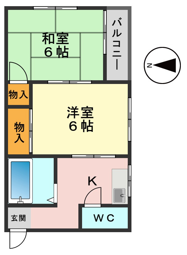 サンコーポの間取り