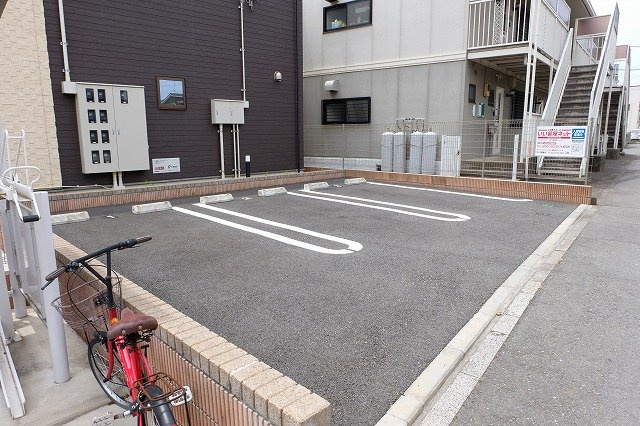 グランツの駐車場