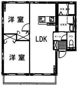 リッチンコートⅡの間取り