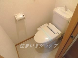 広島市安佐北区深川３丁目の賃貸マンションのトイレ|シャワートイレ