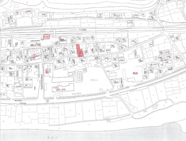 総社市美袋　約140坪　売地の地図