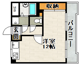 コンフィメゾン中山寺の間取り