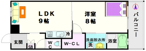 【間取り】 | S-RESIDENCE学園坂