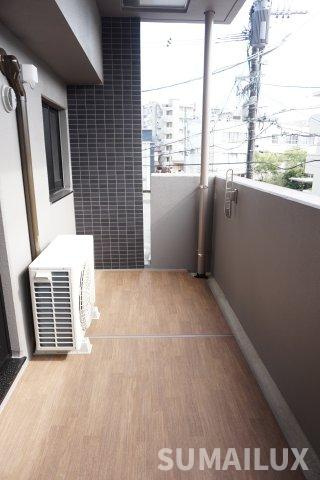 熊本市中央区白山１丁目の賃貸マンションのバルコニー