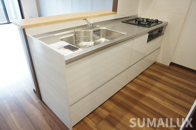 熊本市中央区白山１丁目の賃貸マンションのキッチン