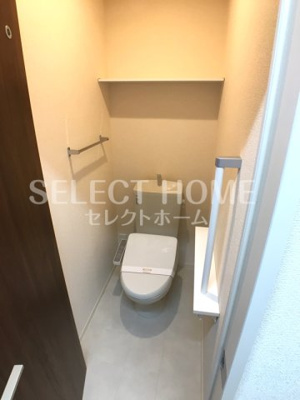 【トイレ】 | サンレストB棟 | 清潔感のあるトイレです