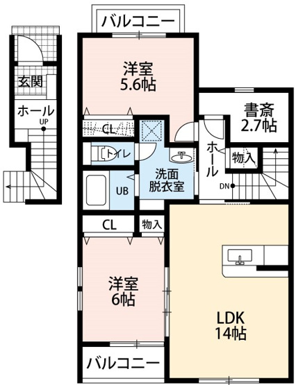 【間取り】 | マノワール青木